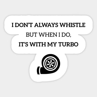 Turbo Whistle | FastLane design Sticker